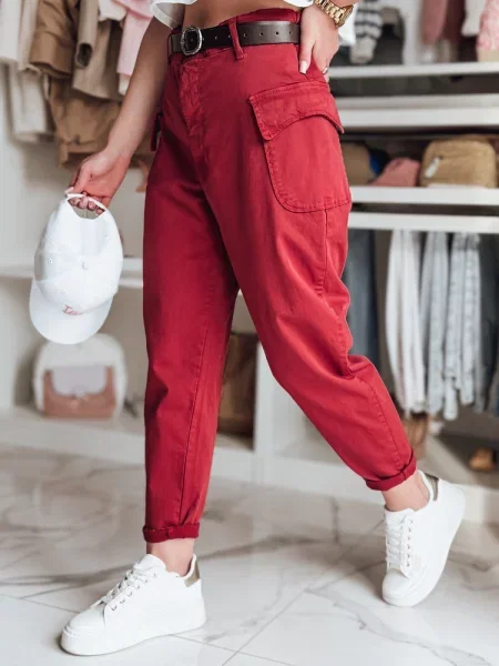 Панталон Dstreet червено