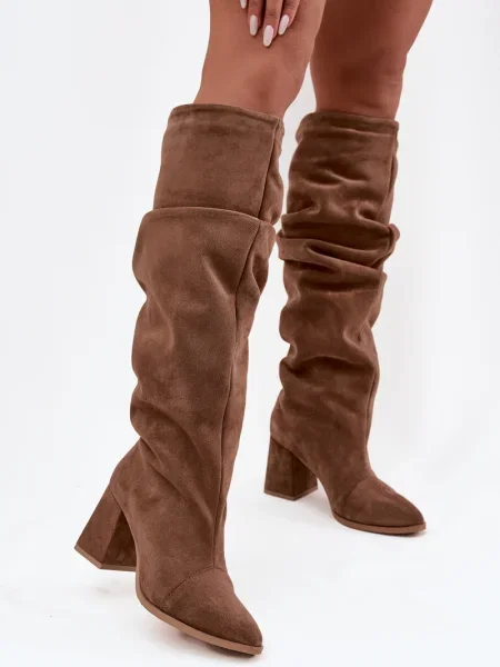 Škornji Zazoo iz semiša bela