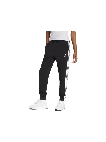 Prugaste hlače Adidas crna