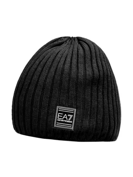 Czapka Emporio Armani Ea7 z logo czarna