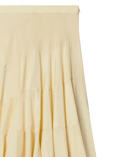 Fustă Tory Burch galben