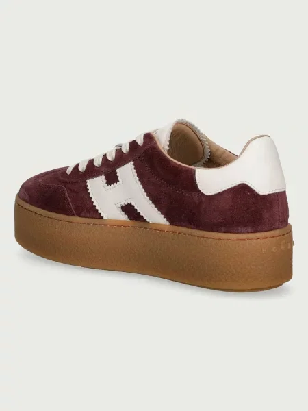 Замшевые кроссовки Hogan