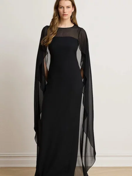 Lauren Ralph Lauren rochie empire negru