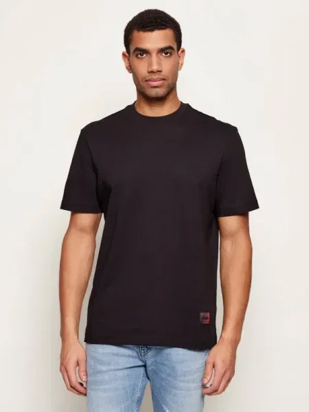HUGO tricou din Danoto cu imprimeu negru