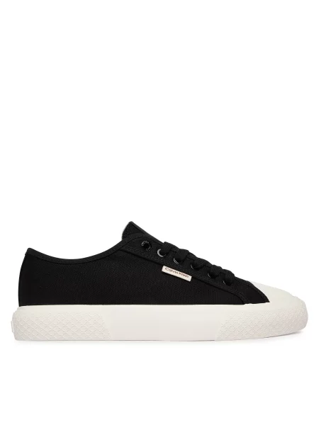 Plátenky Calvin Klein Vulc Low Lace Up Canvas čierna