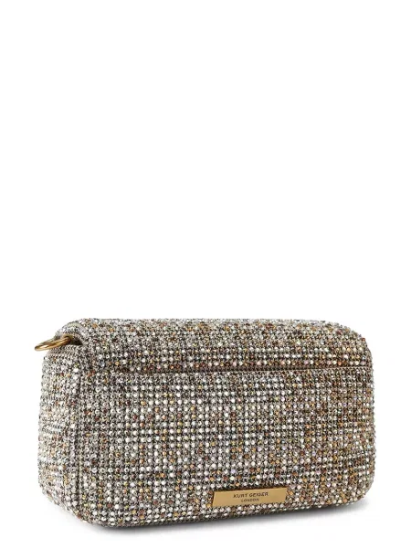 Torebka Kurt Geiger London z twillu żółta