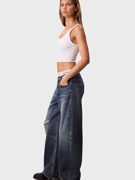 Мешковатые джинсы Calvin Klein Jeans синий