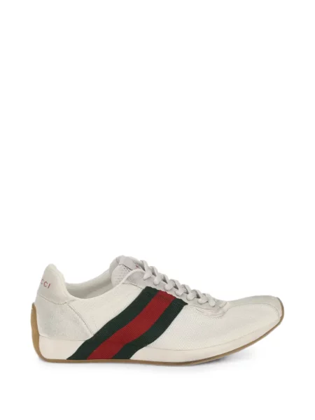 Sneakerși Gucci cu dungi alb