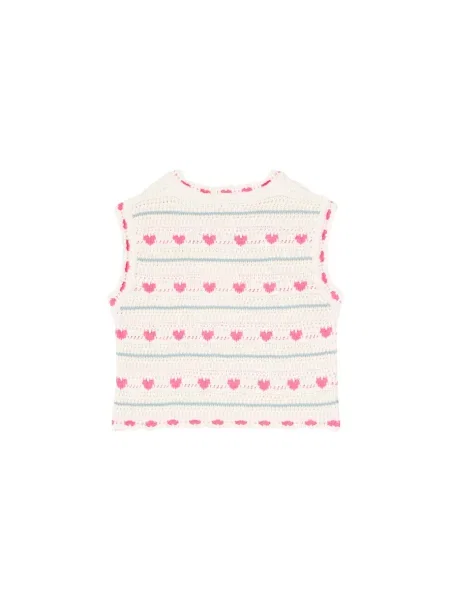 Gyerek mellény Bebe Organic fehér