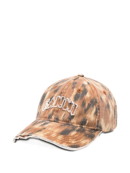 Čiapka Ganni hnedá