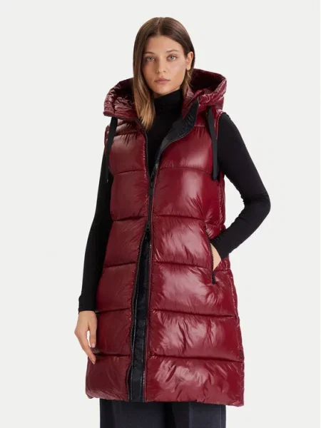 Save The Duck Безрукавка бордовий