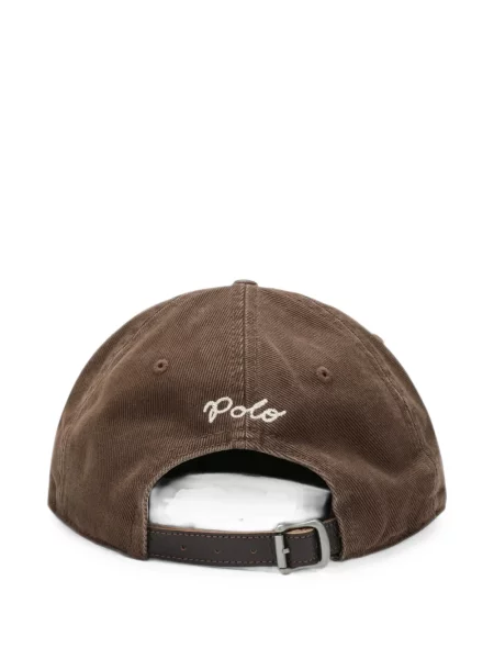 Pledinės kelnės Polo Ralph Lauren ruoželis su užsegama apykakle mėlyna