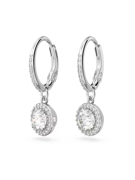 Swarovski Akcesoria Kobieta Szary ONE SIZE Kolczyki Angelic Drop białe