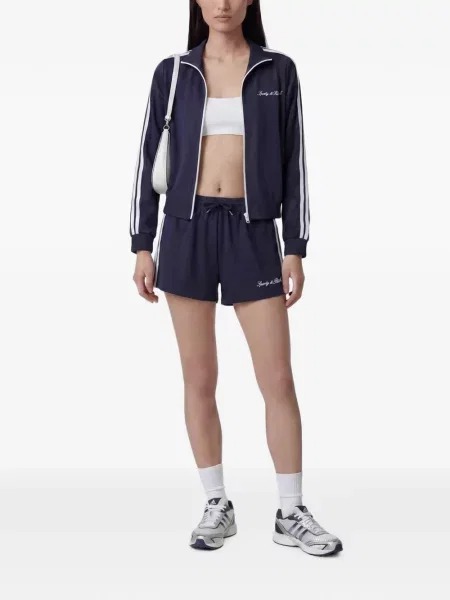 Pantaloni scurți Sporty & Rich cu imagine albastru
