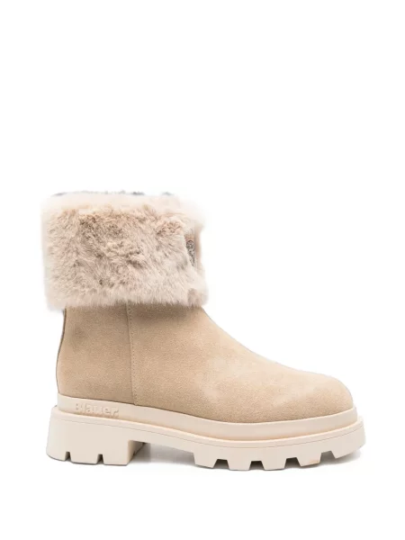 Botine Blauer din piele de căprioară