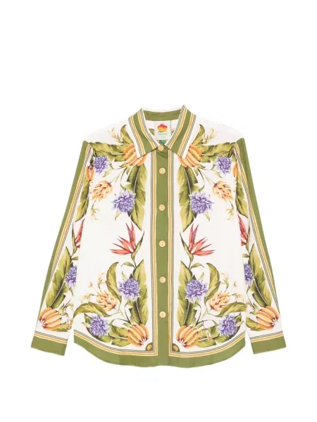 Cămașă Farm Rio cu model floral cu imagine alb