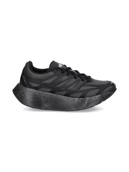 Pantaloni Adidas Campus cu șireturi cu dungi din dantelă roșu