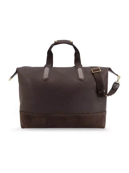 Torba Tom Ford zamszowa brązowa
