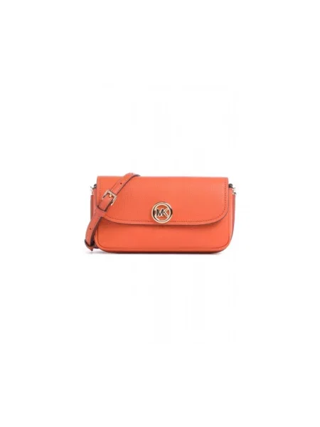 Body Michael Kors skórzany pomarańczowy
