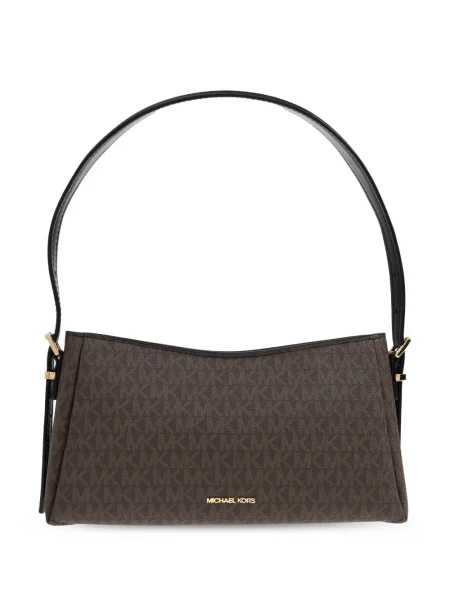 Кожени маратонки Michael Michael Kors бродирани с леопардов принт черно