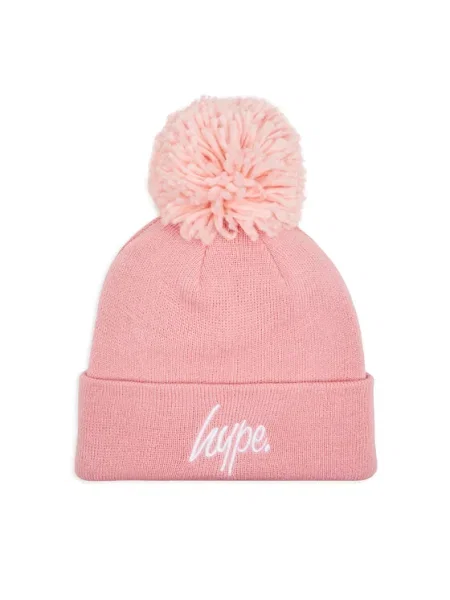 HYPE Čiapka Bobble Script ružová