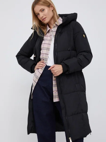 Mos Mosh Geacă de puf femei de iarnă negru