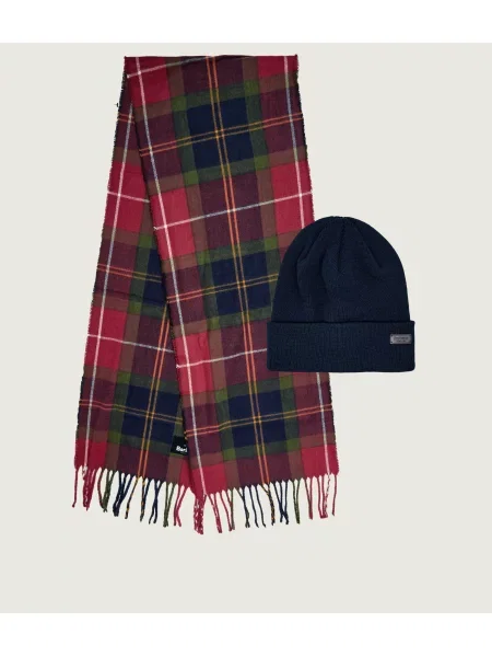 Barbour sapka és sál férfi Swinton & Galingale kék