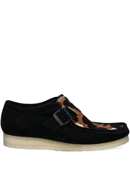 Pantofi loafer Clarks Originals cu imagine cu model leopard negru