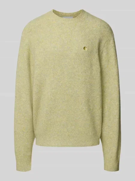 Carhartt Wip Swetry Mężczyzna L Sweter Tangled Phlox zielony