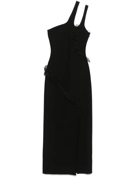 Rochie midi Nensi Dojaka până la genunchi de costum negru
