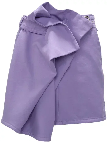 Fusta mini Jw Anderson drapată violet