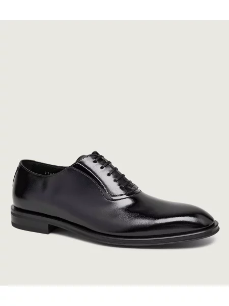 BOSS BLACK Pantofi oxford Derrek_Oxfr_papr cu adaos de piele negru