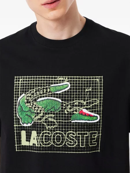 Tričko Lacoste čierna