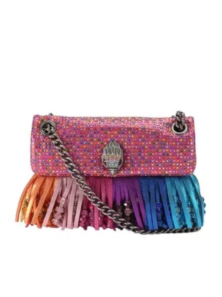 Torebka crossbody Kurt Geiger różowa