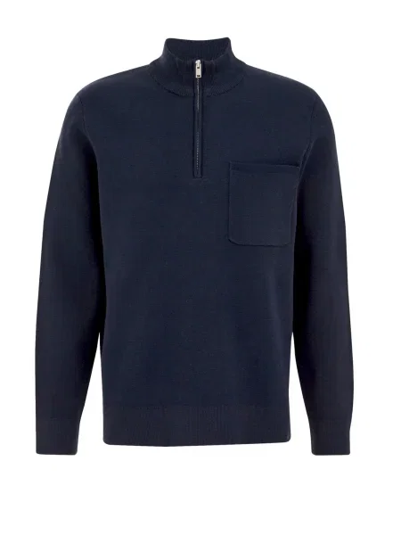 WE Fashion Pulover temno modra