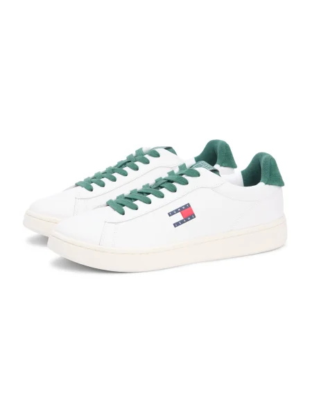 Sneakerși Tommy Jeans verde