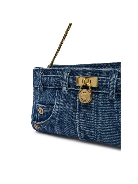Kabelka MICHAEL Michael Kors Hamilton modrá