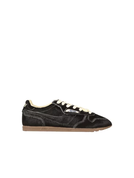 Sneakersy Autry skórzane brązowe