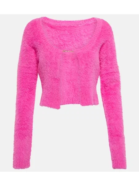 Cropp cardigan Jacquemus roz