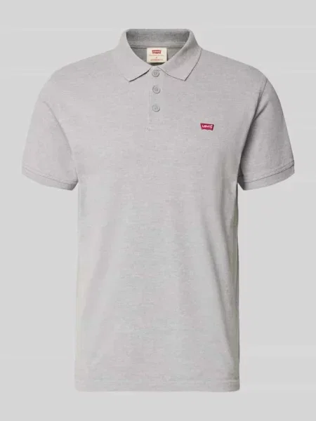 Koszulka polo z detalem z logo Levi's szara