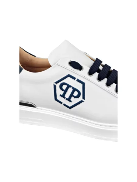 Sneakersy Philipp Plein skórzane białe