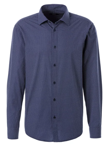 H.I.S Poslovna srajca modra bela