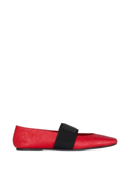 Balerini Givenchy din piele roșu