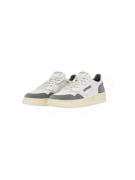 Sneakersy Autry zamszowe casual białe