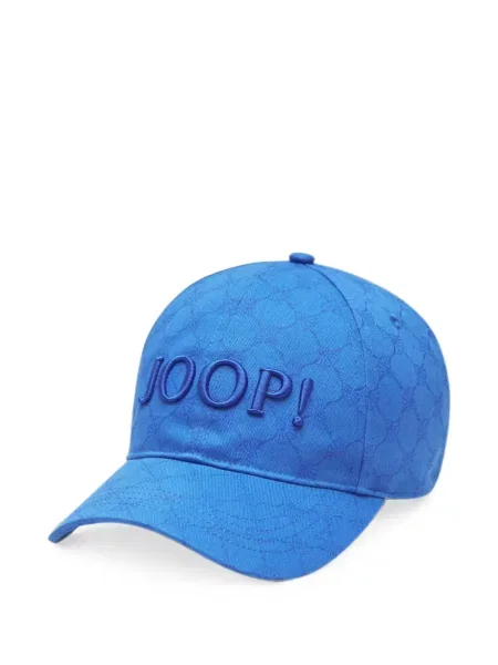 Hímzett virágos baseball sapka Joop! kék