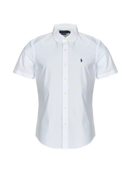 Srajca Polo Ralph Lauren s kratkimi rokavi bela