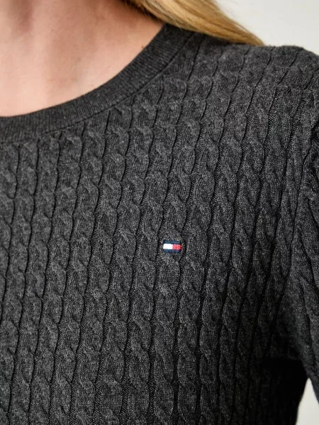 Tommy Hilfiger пуловер дамски от сиво