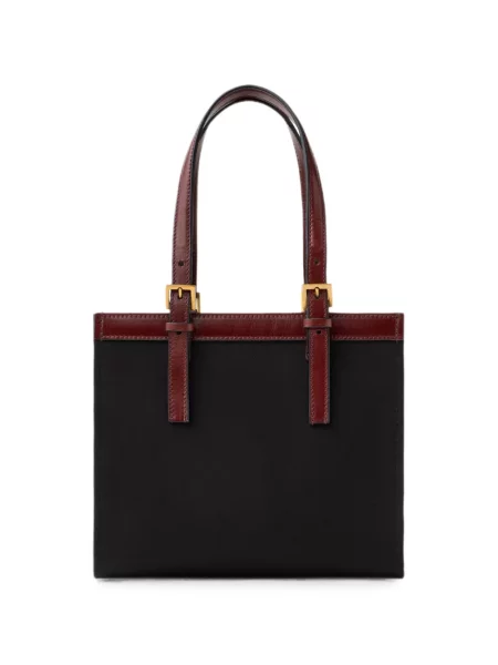Geantă shopper Versace din canvas negru