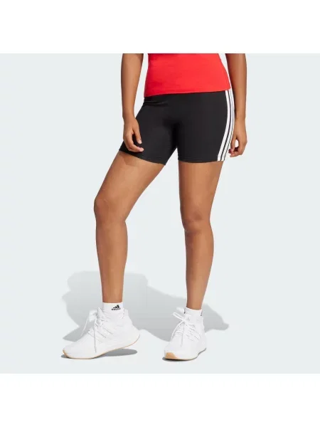 Szorty Essentials High Waisted Biker białe