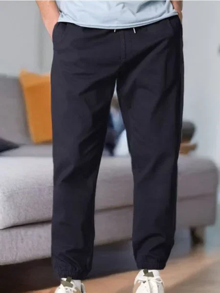 Sinsay Spodnie jogger granatowy